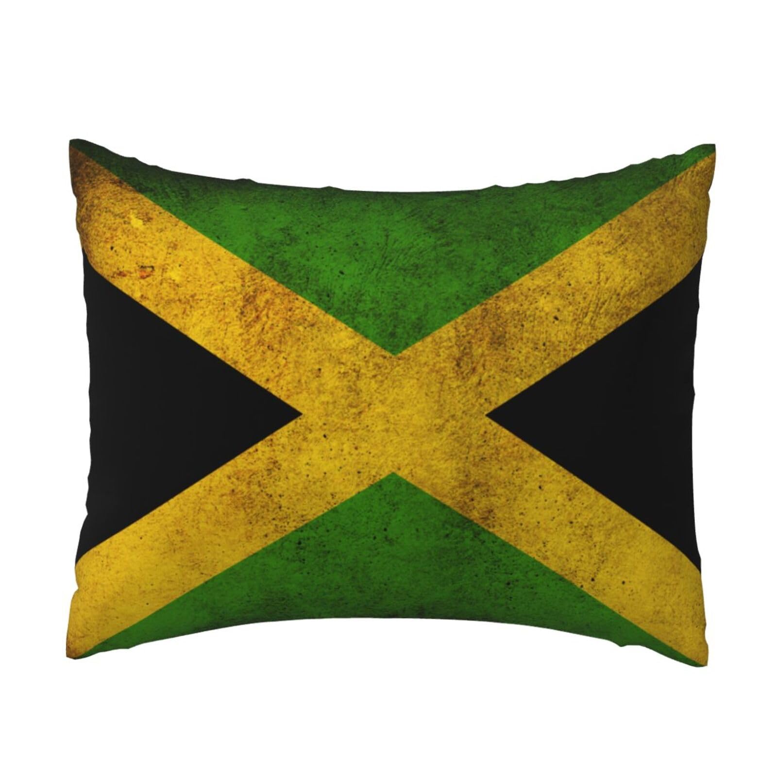 YFSGDLBN Old Jamaican Flag printed Pillow Case 20x26in decorative Cushion Cover pillowcase