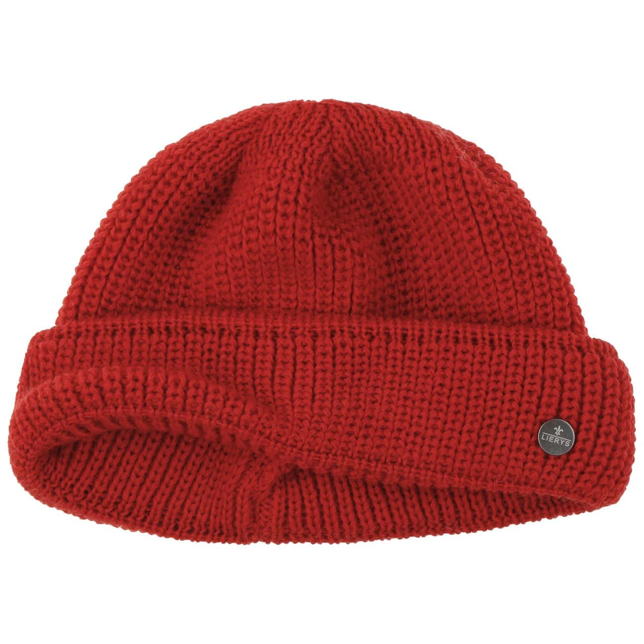 Lierys Costa Dockermütze Strick Bonnet Docker 100% Laine Vierge Made in Germany Unisexe Automne Hiver