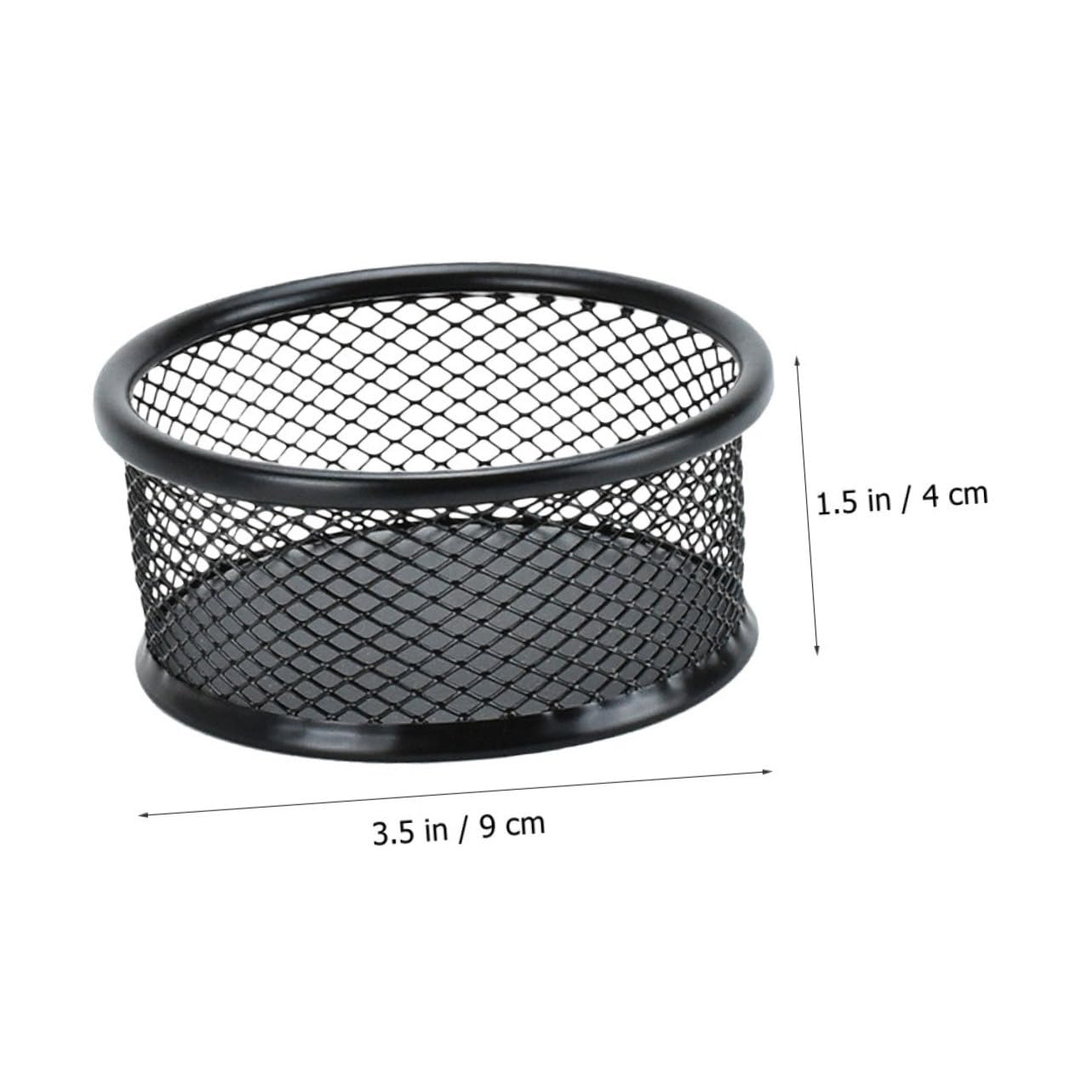 ERINGOGO Cute Storage Box Binder Clip Organizer Mesh Paperclip Holders for Desk Iron Paper Clips Organizer School Office Supplies