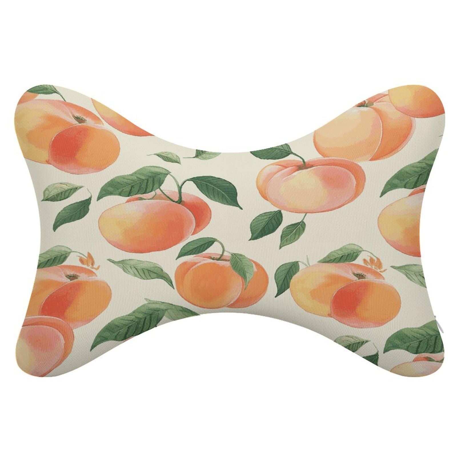 JTREHY 2 Pack Peach Car Headrest Pillow Memory Foam Car Neck Pillows Soft Comfortable Vehicle Neck Pillows Non-Slip Headrest Cushion Universal Car Pillow for Neck Pain Relief