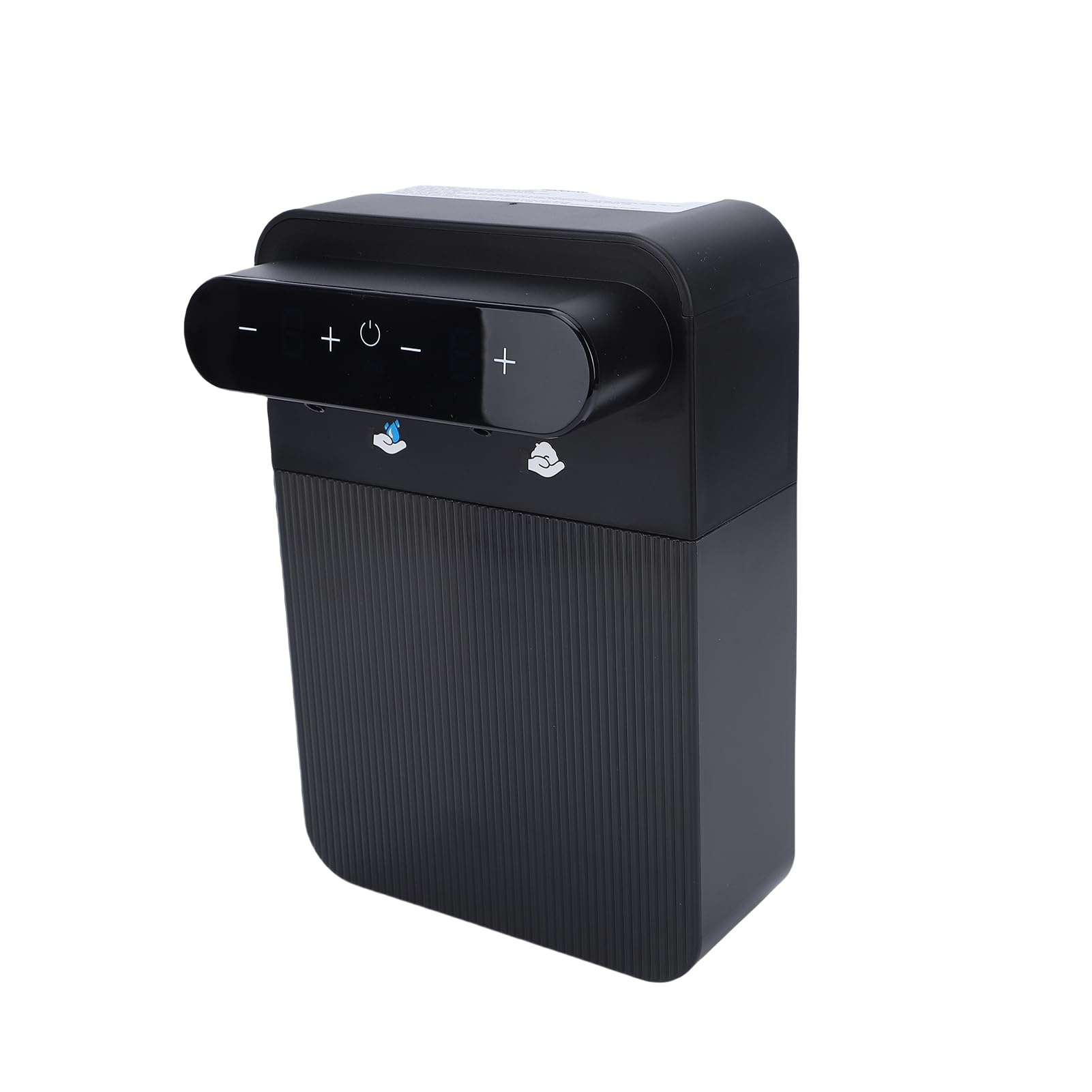 Dispenser di sapone da parete touchless, ricaricabile, capacità 400 ml, per cucina e bagno (liquido sinistro e schiuma destra)