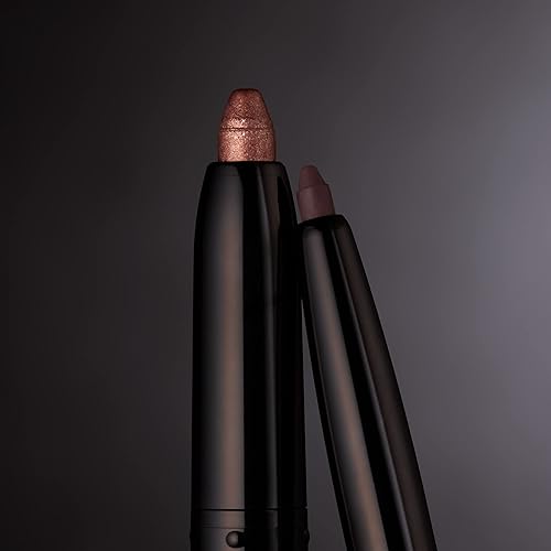 Miniatura 8 de LAURA GELLER NEW YORK Swipe-n-Line - Sombra de ojos de doble punta + delineador de ojos, ahumado (carbóngris brillante), sombra de ojos crema y