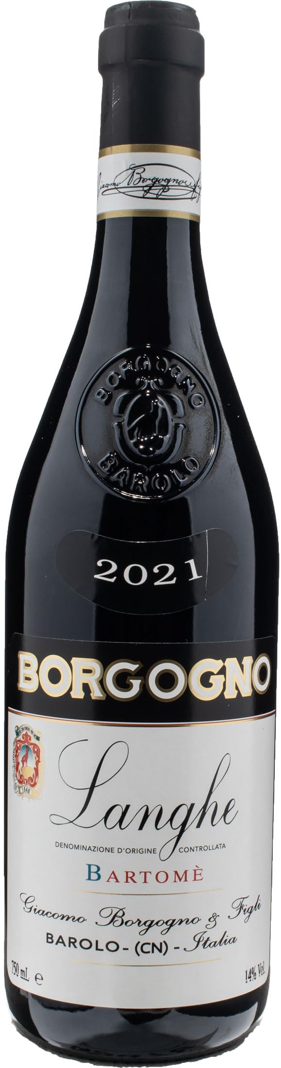 Langhe DOC Nebbiolo Bartomè Borgogno 2021 0,75 ℓ