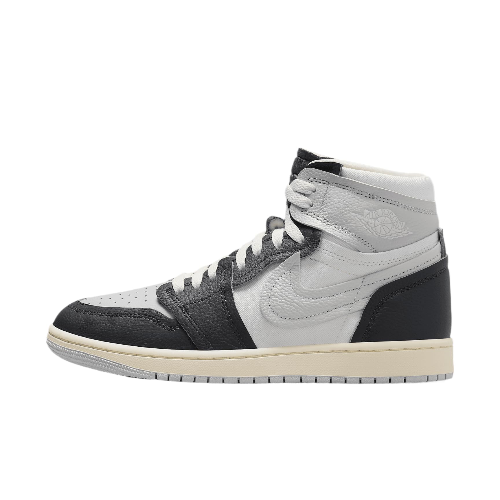 Air Jordan 1 High Method of Make Women's Shoes (FB9891-001, Anthracite/Sail/Muslin/Neutral Grey) Size 5