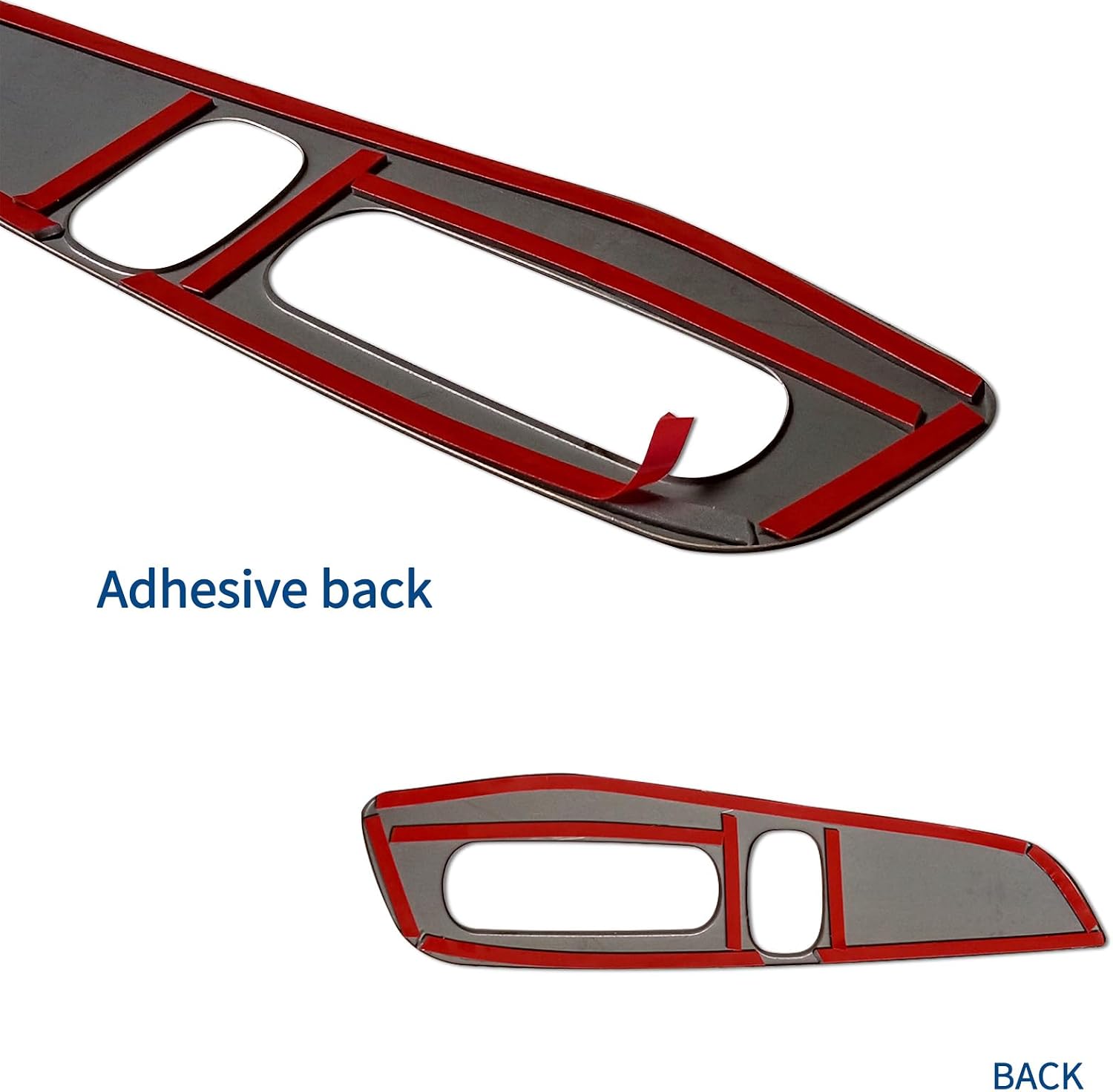 SUNJIKA Compatible with Stainless Steel Car Seat Adjustment Panel Cover Trim Interior Accessories for Honda CRV CR-V 2017 2018 2019 2020 2021 2022 (2pc Carbon Fiber Black)