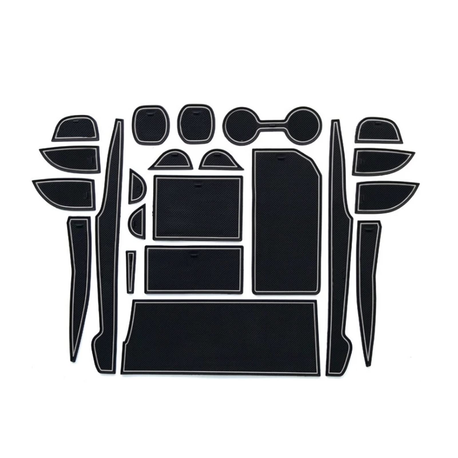 Alfombrillas de puerta antideslizantes para Camry XV70 2