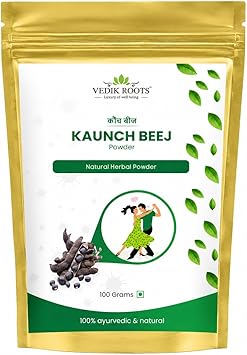 Kaunch Beej Powder Natural Ayurvedic Herb for Daily Wellness | 100% Pure & Vegan 100gPack of 1