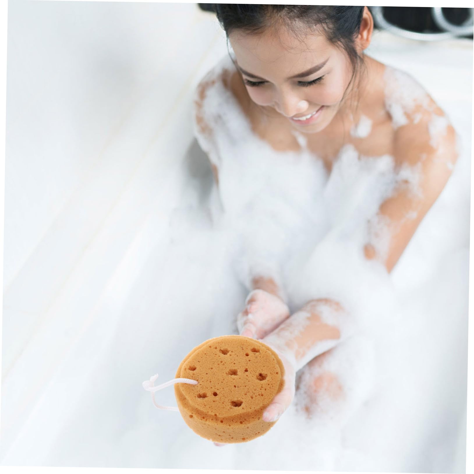 Healvian 5 Set Di Spugne Da Bagno Spesse Per Il Corpo Cordino Da Appendere Esfoliante Scrubber Per Il Corpo Per Uomini E Donne Facile Da Asciugare 4 Pezzi*5