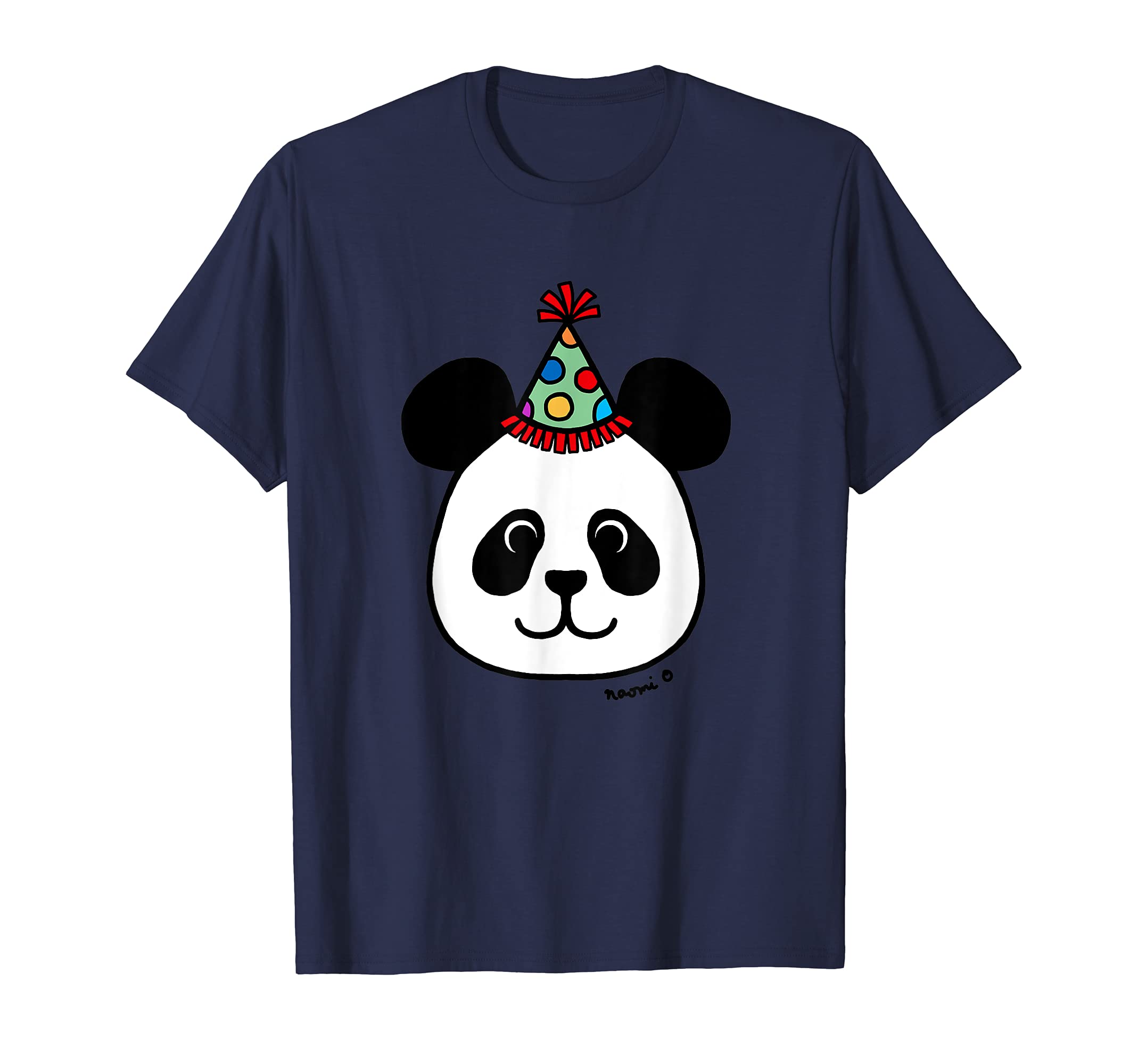Big Face Panda Kid's Birthday Tshirt