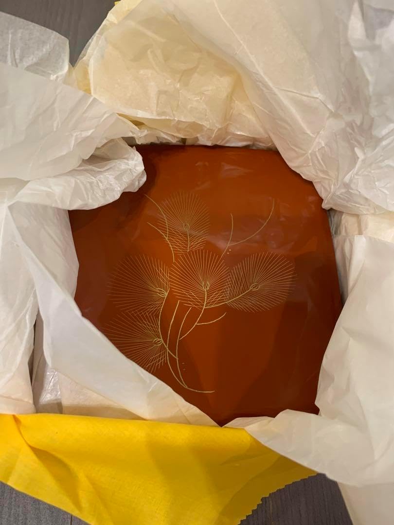 限定価格！新品輪島塗 米永重箱華松 二段重沈金とみた立山工房 富田立山 作 限定価格！新品輪島塗 米永重箱華松 二段重沈金とみた立山工房