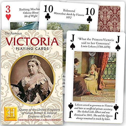 Queen Victoria (Her Life & Reign) Deck of 52 Playing Cards + Jokers