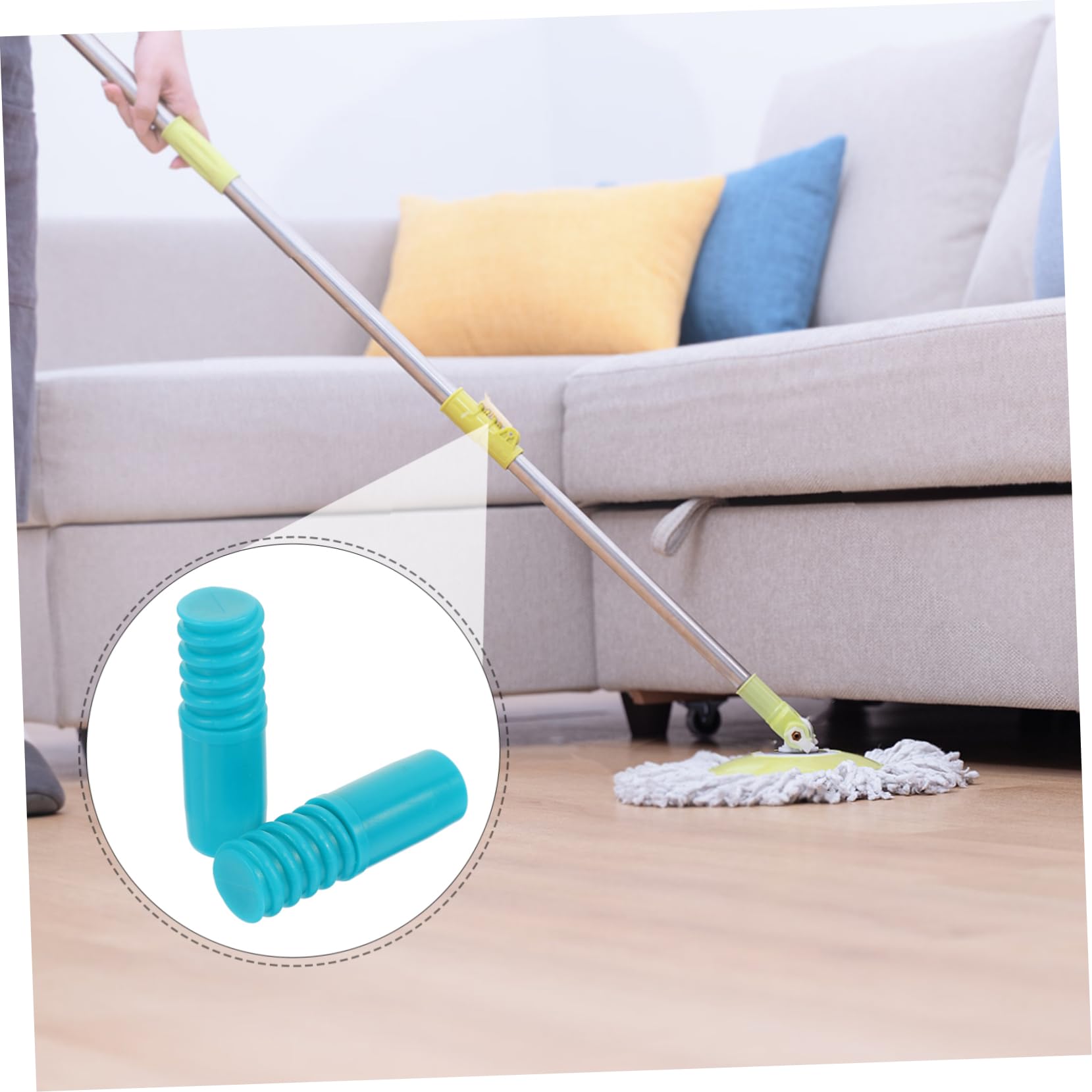 Punte Filettate GANAZONO Per Scope E Mop - Adattatore In Plastica