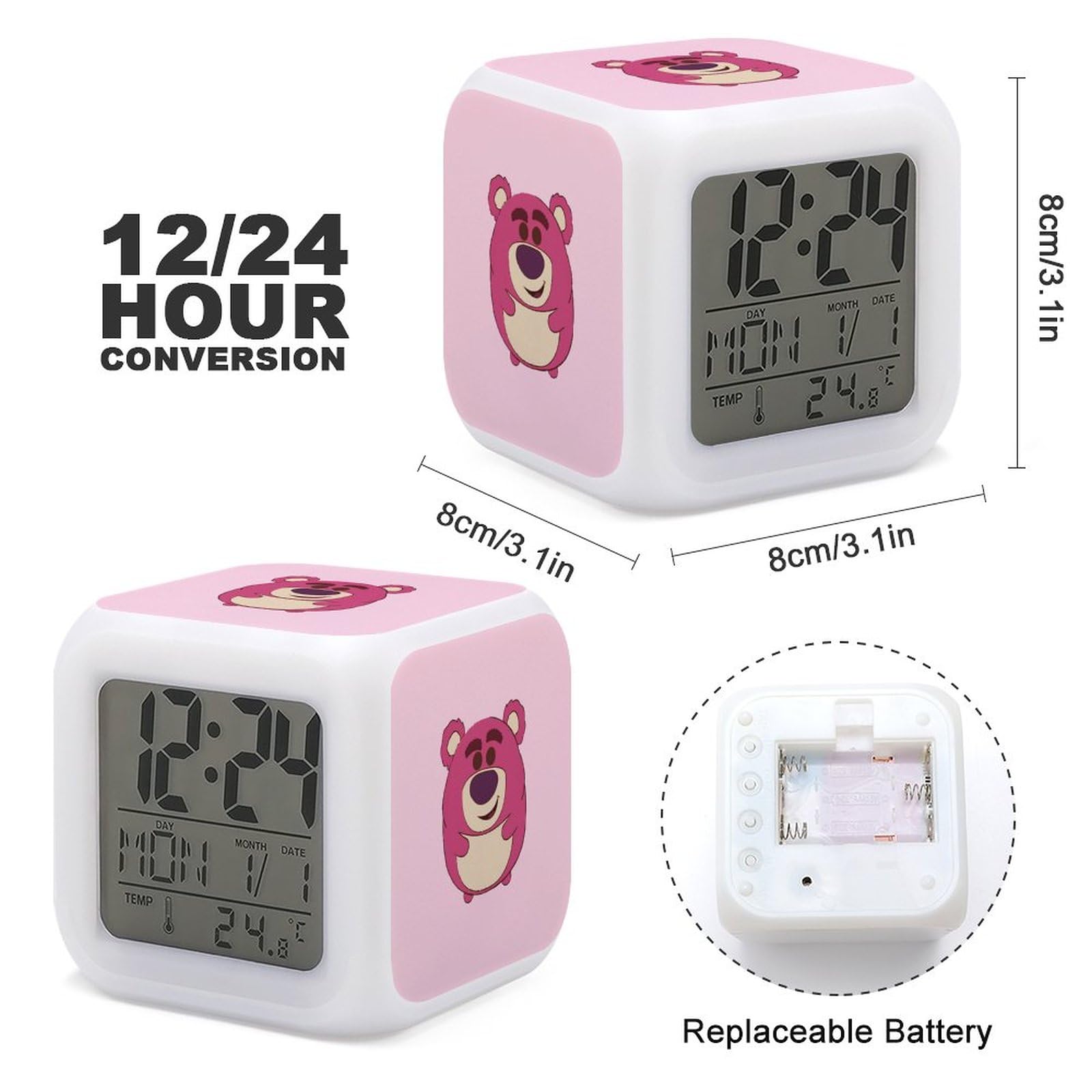 Amazon.co.jp: ロッツォ 目覚まし時計 アナログ 大音量 アラーム