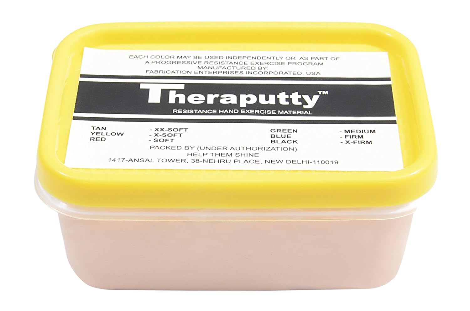 Theraputty | Resistance Hand Exercise Material | Tan XX-Soft | Progressive Resistance Therapist Putty | 50gm-image-43