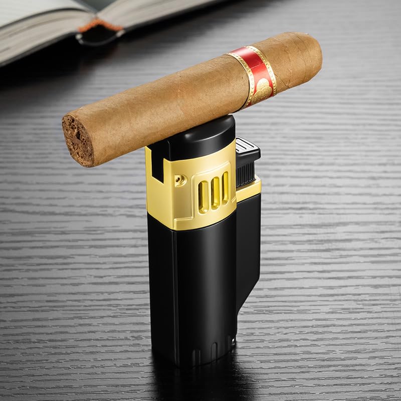 Encendedor multifuncional con soporte oculto cuatro fuegos CB-24K4 miniatura 4