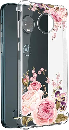 Miniatura 10 de Funda para Moto Z4, transparente flexible parachoques TPU suave goma silicona cubierta teléfono caso para Motorola Moto Z4 mariposa