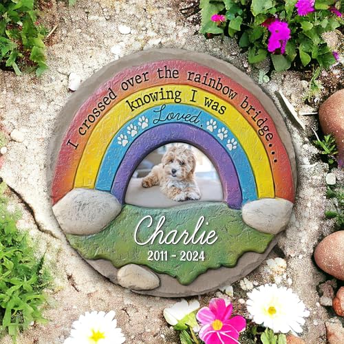 Meoden Dog Memorial Gifts For Loss Of Dog - Personalized Memorial Stone With Custom Photo thumb #8