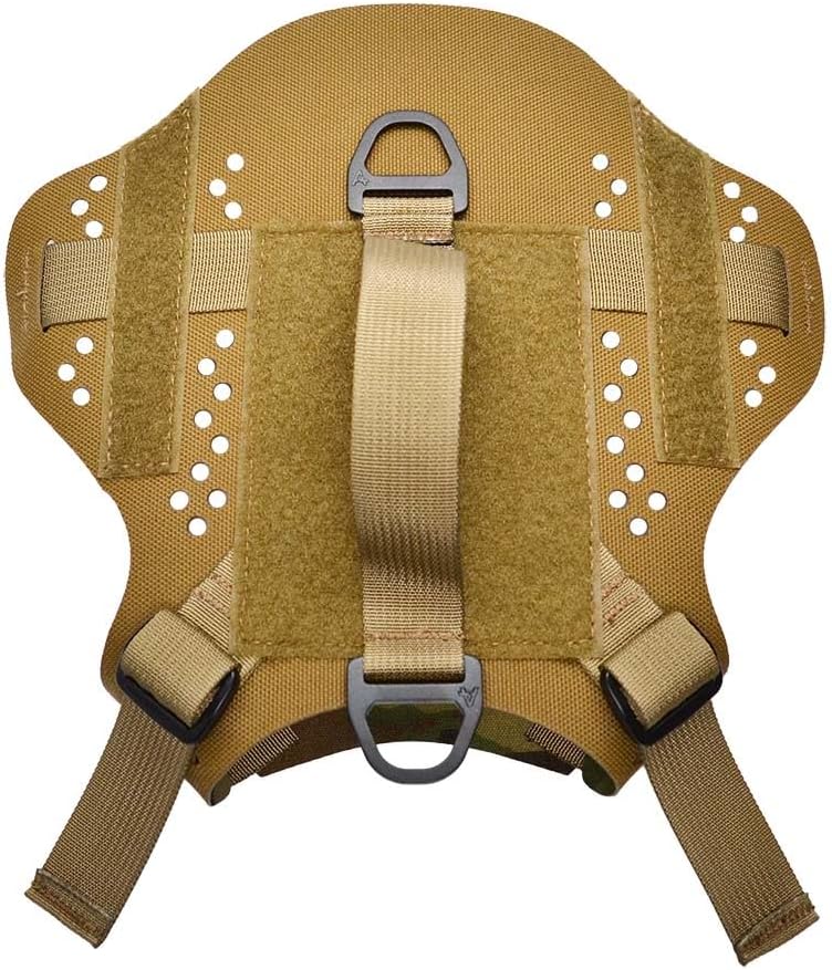 Peak by Ray Allen Quandary Harness, Small and Medium Breed Dog Harness, Adventure Dog Harness, Puppy Hiking Harness, Lightweight Salute Nylon, Water-Resistant (Coyote, Medium)