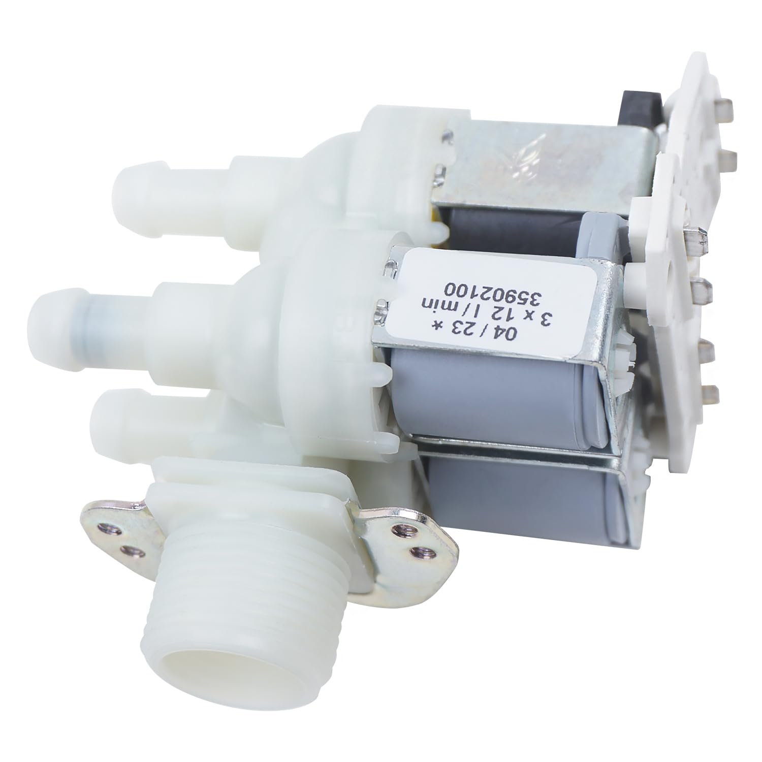 VIOKS Zawór magnetyczny 3/4 3-krotny 90° 11,5 mm Ø zamiennik do zaworu magnetycznego Mielе 4035200 Privileg 00935379 - zawór wodny elektryczny do pralki i suszarki Mielê Neckermann Quelle zawór wodny