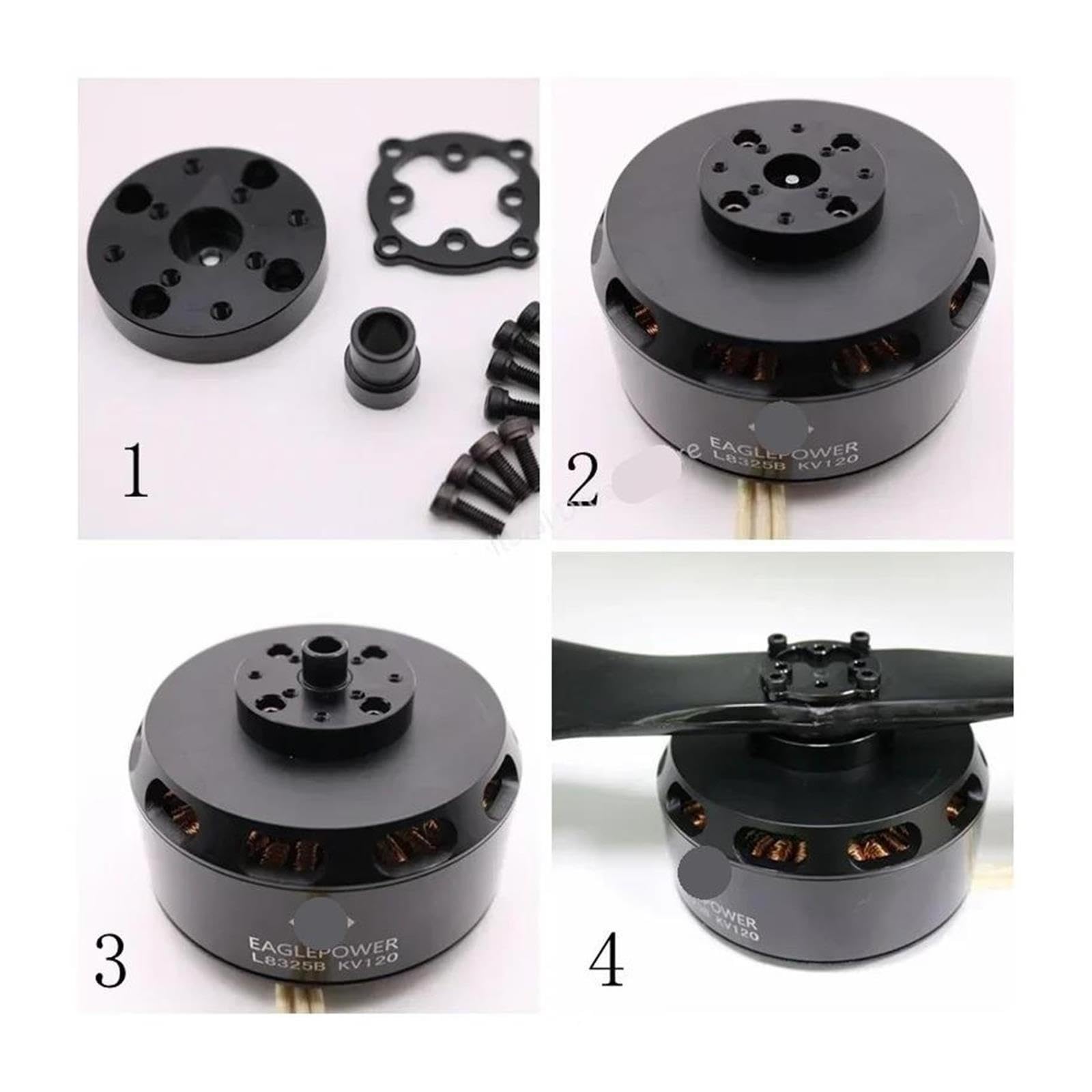 8318 Motor sin escobillas 100/120KV for Agri Drone 30" Prop 80A ESC 17,5 kg