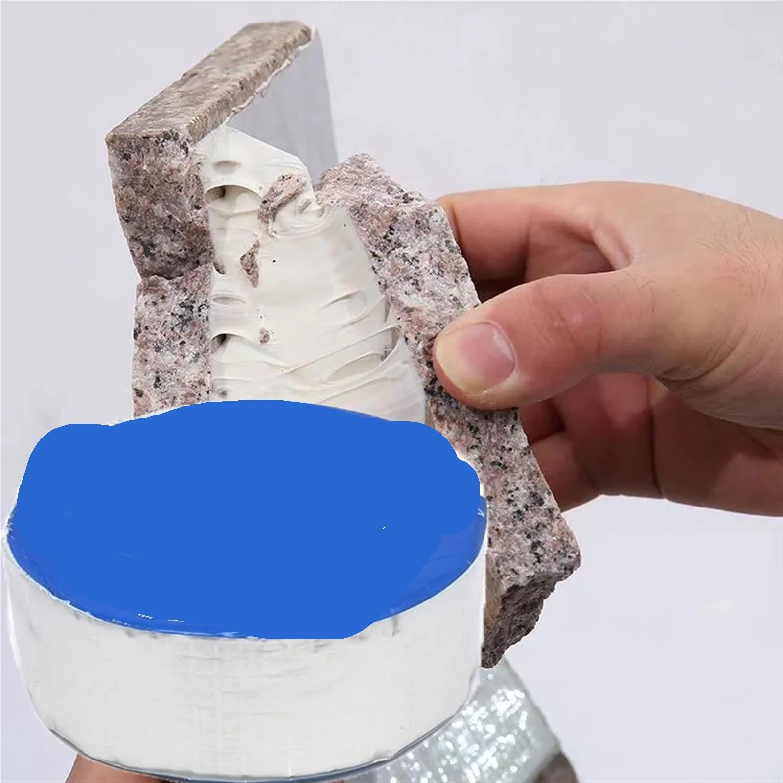 Nastro Di Alluminio Nastro butilico in foglio di alluminio impermeabile Materiale resistente for la riparazione del tetto Bobina sul tetto Cappotto for crepe Adesivo resistente alle alte temperature N