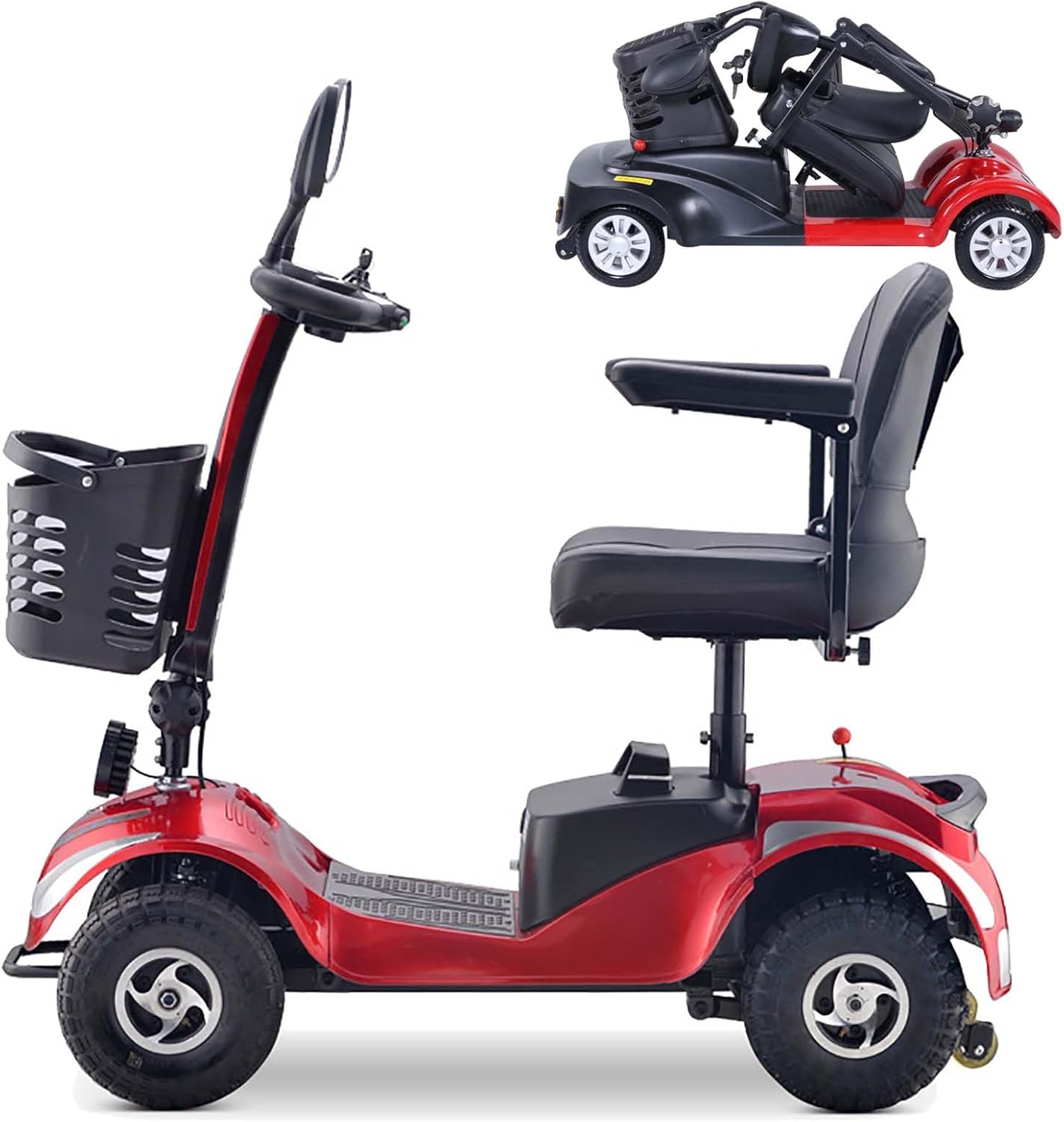 Mobility Scooters for Seniors, 4 Wheel Foldable Mobility