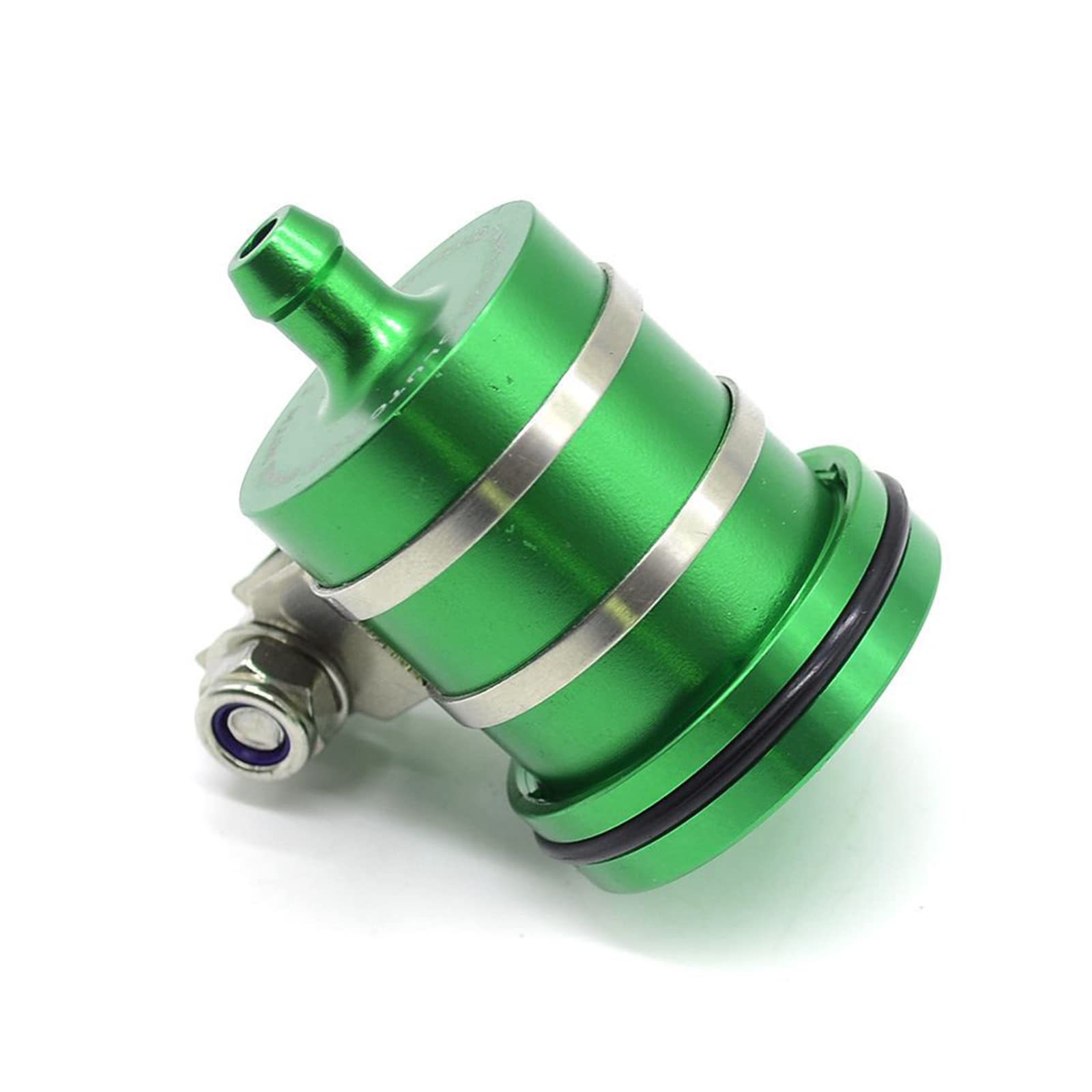 Moto Universel Réservoir de Liquide de Frein Bouchon D'huile pour Z1000SX Z1000 Z900 Z800 Z750 Z750R Z650 Z300 Z200 Ninja ZX6 ZX6R ZX7R ZX9R ZX12R ZX14R ZX500R (Vert)