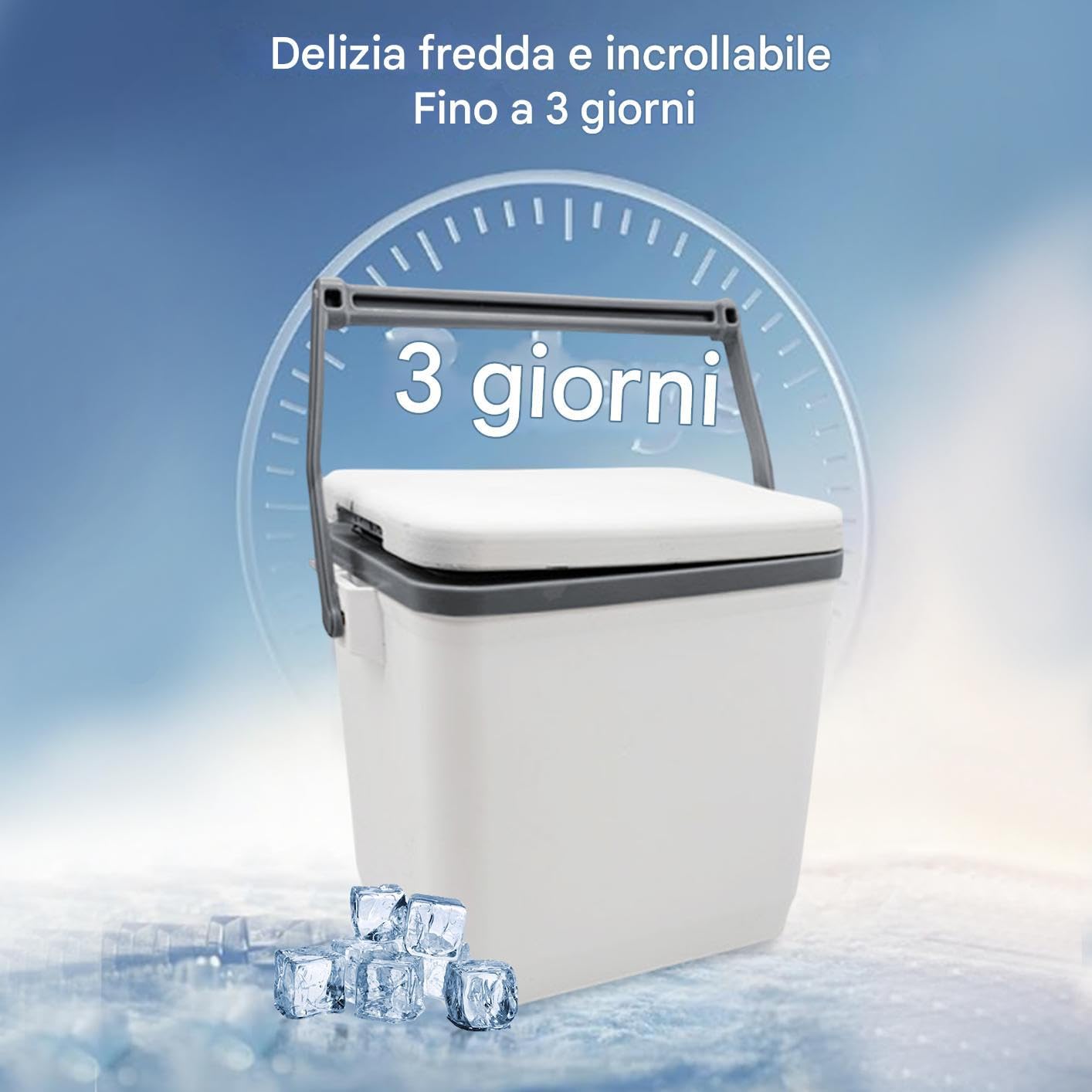 Contenitore Termico Piscina Impermeabile, Grande Capacità, Spa | Termica Stagno da Piscina Spiaggia Nuoto Feste Campeggio Picnic Viaggio Giardino Spa