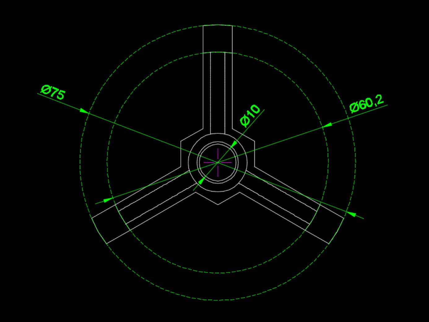 Microheli PLA 3D Printed Swashplate Leveler (PP) - Blade 550X