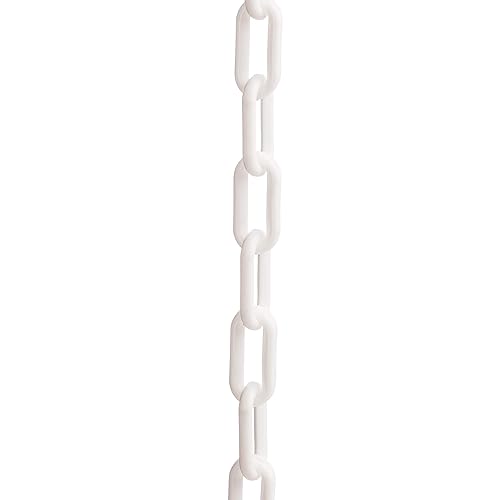 Miniatura 53 de US Weight Cadena de plástico verde de seguridad de 2 x 25 pies con tecnología SunShield resistente a los rayos UV, eslabones de cadena de plástico