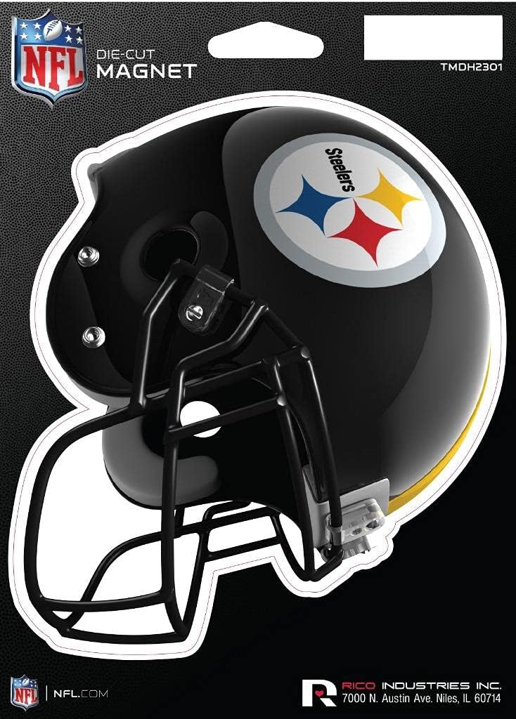 Pittsburgh Steelers Die Cut Helmet Magnet : Sports & Outdoors