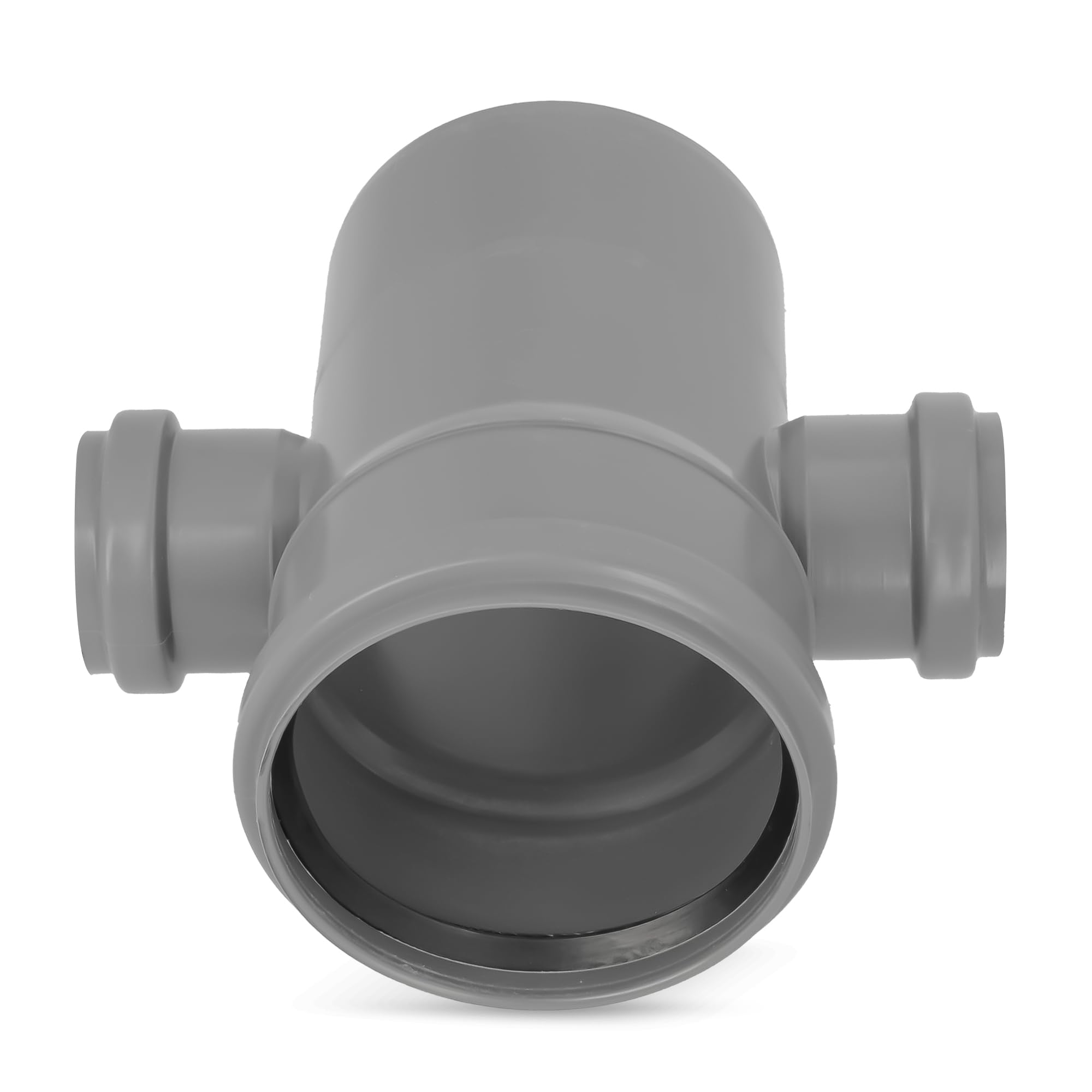 Curva Scarico Idrico Ad Innesto Pp Grigio Mm 90 30° (5 Pezzi - Foto 13