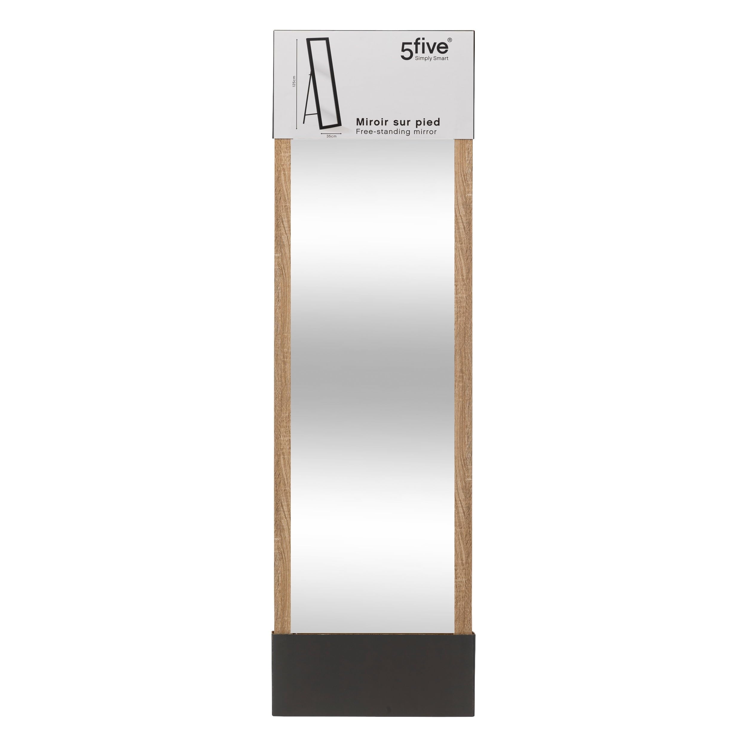ATMOSPHERA CREATEUR D'INTERIEUR Espejo pivotante con Base Duo, Verde ficus