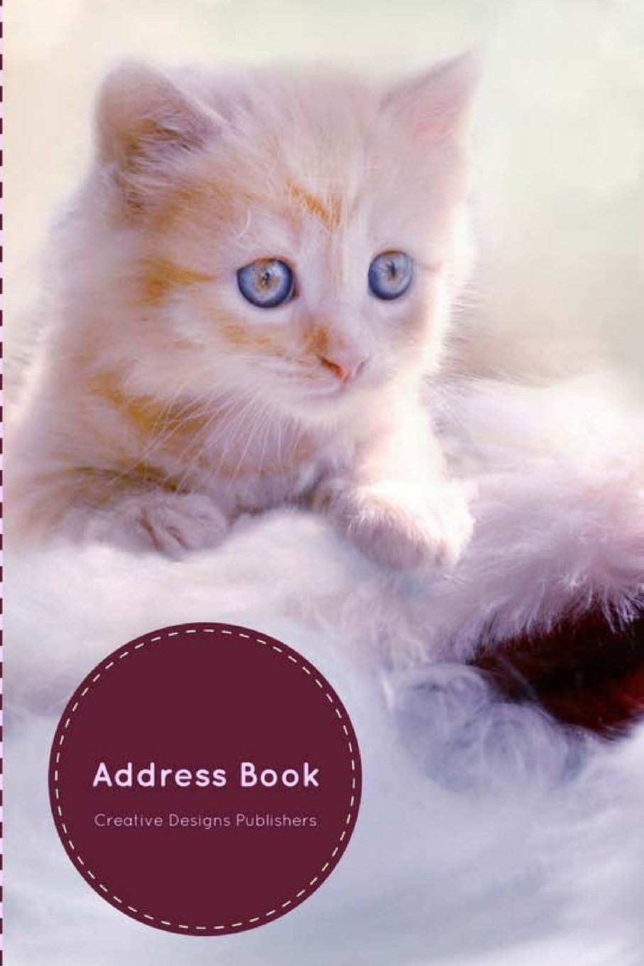 Address Book: Kitten Design | Birthdays & Address Book for Contacts, Addresses, Phone Numbers, Email, Alphabetical Organizer Journal Notebook (Address Books): Volume 6