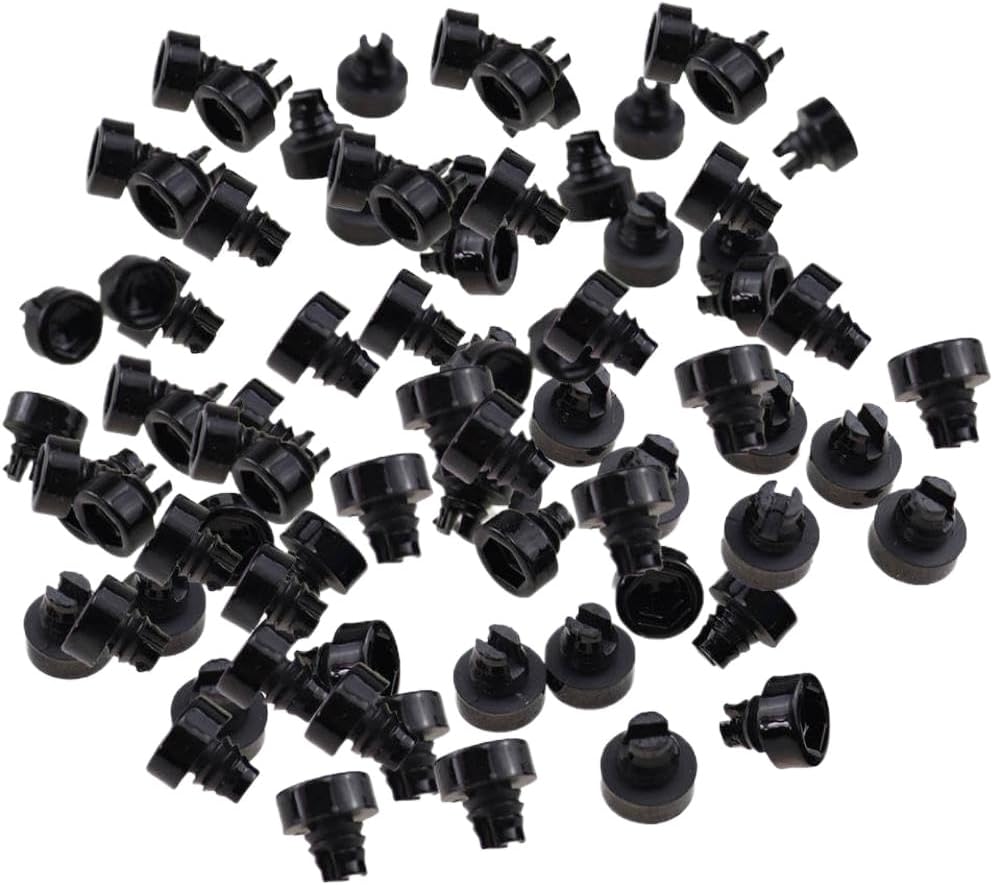 Car Wheel Rivets 7.5mm 100 Pcs Set Compatible With Automotive Rims(Black-100pcs)