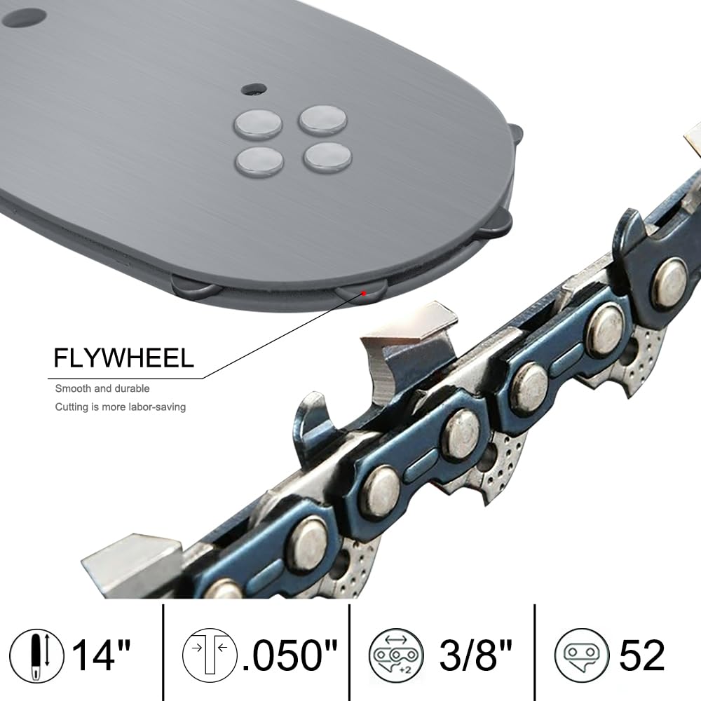 Catena Per Motosega Ryobi 14" - 3/8LP .050 52DL - Foto 8