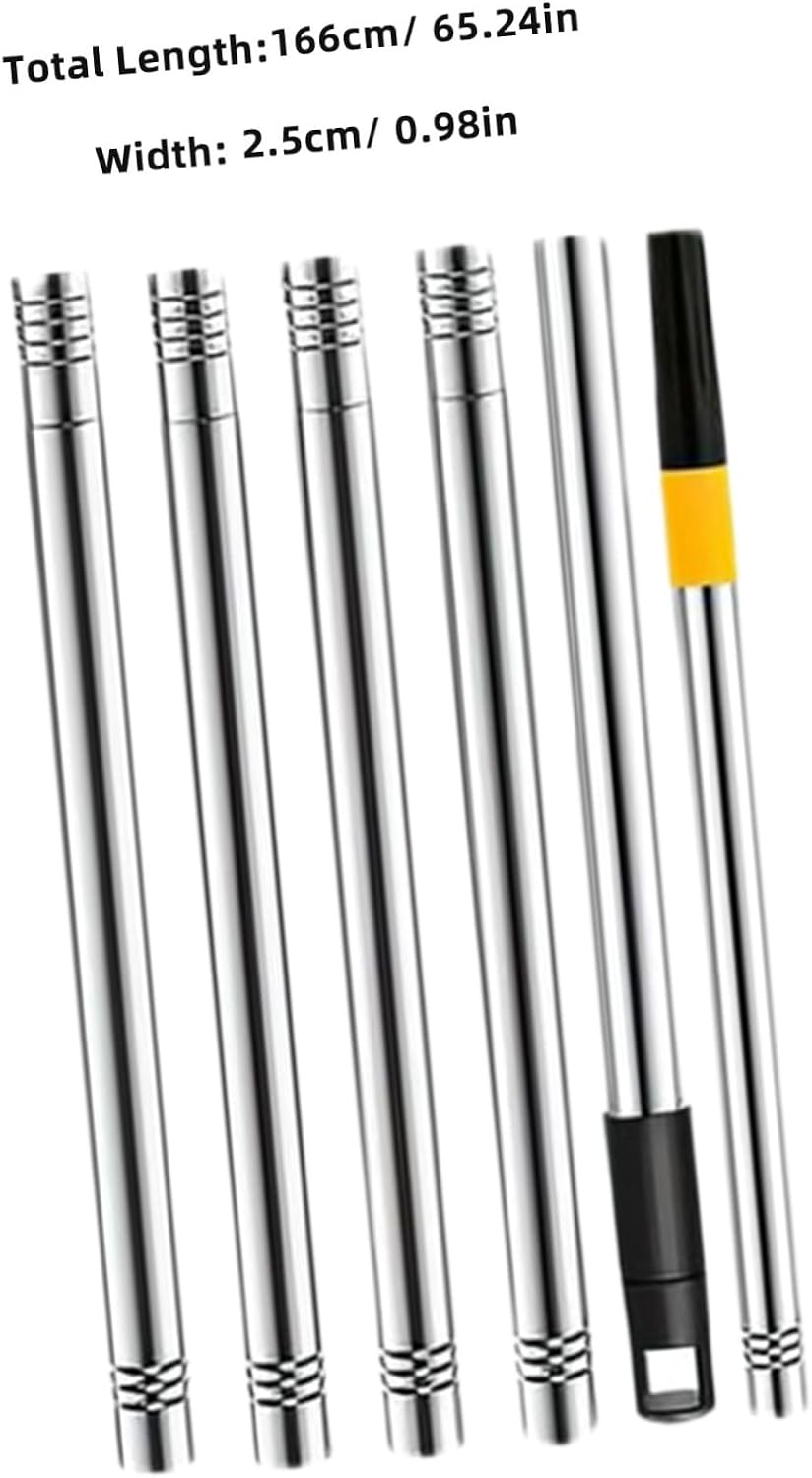 Outanaya Extension Pole Paint Roller Brush Extension for Easy High Wall Painting and Cleaning
