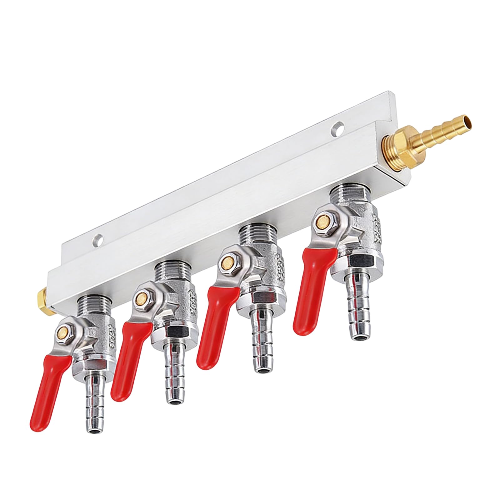 Malsse 4 Links Sturdy Metal Co2 Distributor For Beverage Dispensing And Carbonation Control Home Brewing Supplies