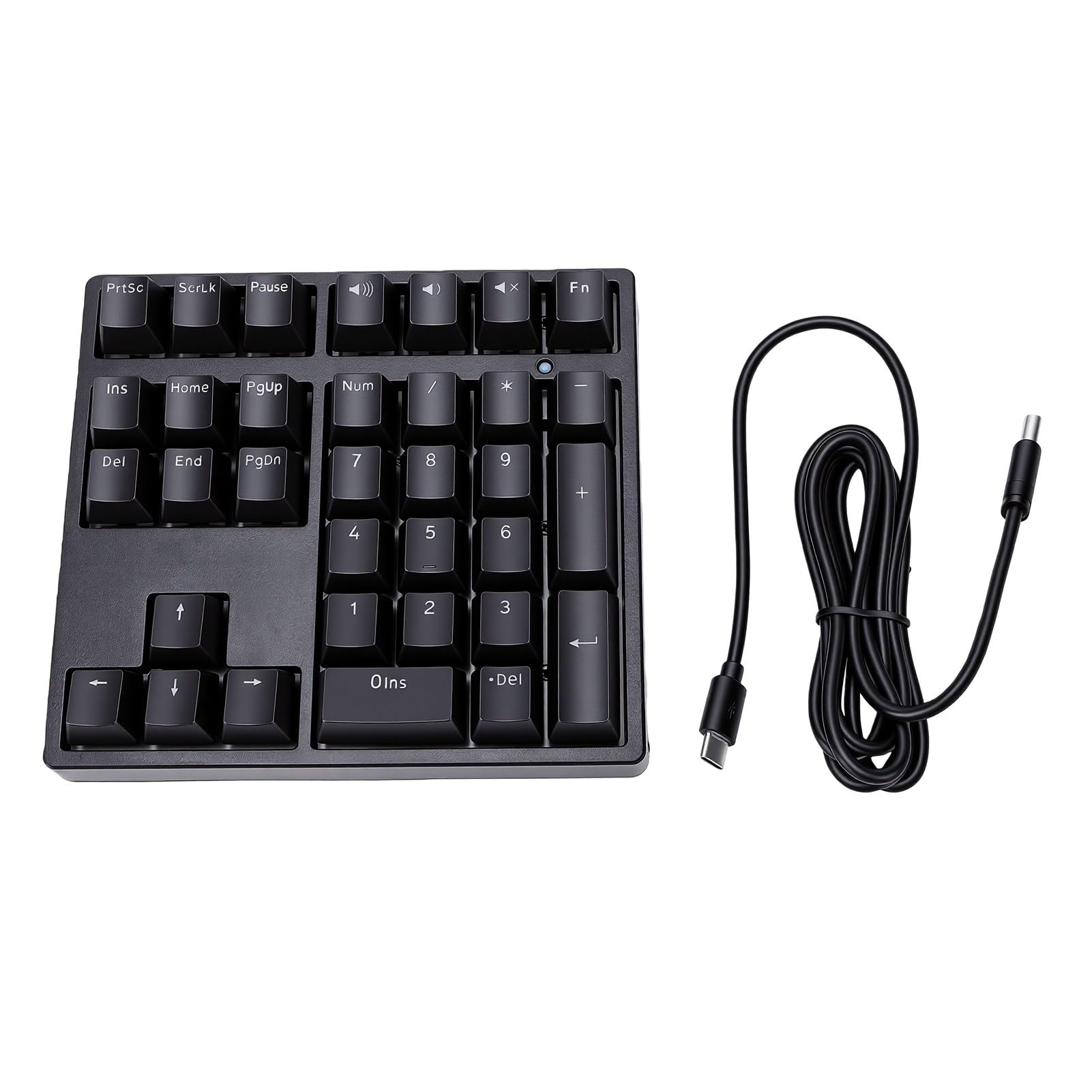 XUMIUZIY Tastierino Numerico Cablato, Tastierino Numerico Meccanico con Retroilluminazione RGB, Copritasti PBT, Interruttore Rosso Sostituibile a Caldo, Silenzioso, Num