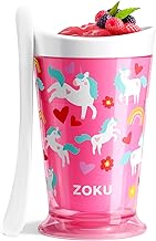 ZOKU Original Slush and Shake Maker, Slushy Cup para Slushies de una sola porci&oacute;n casera, batidos de frutas y batidos en minutos, sin BPA, Unicorn