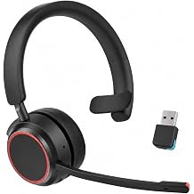 Snom A350M Mono Bluetooth Over-Ear Headset, Noise-Cancelling Mic