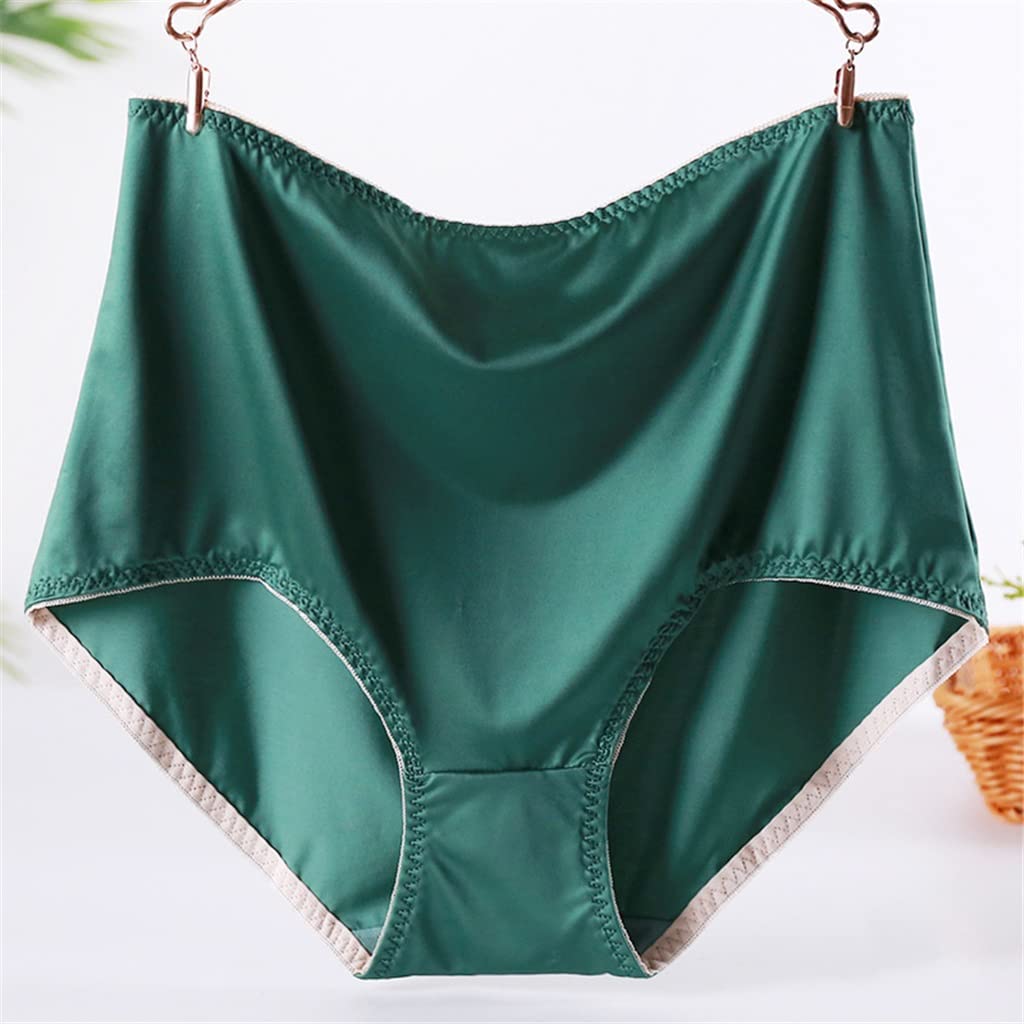 3er-Pack Nahtlose Höschen aus Satin, Übergröße, Dessous, Eisseide, ultradünne Sommerhöschen, Unterwäsche