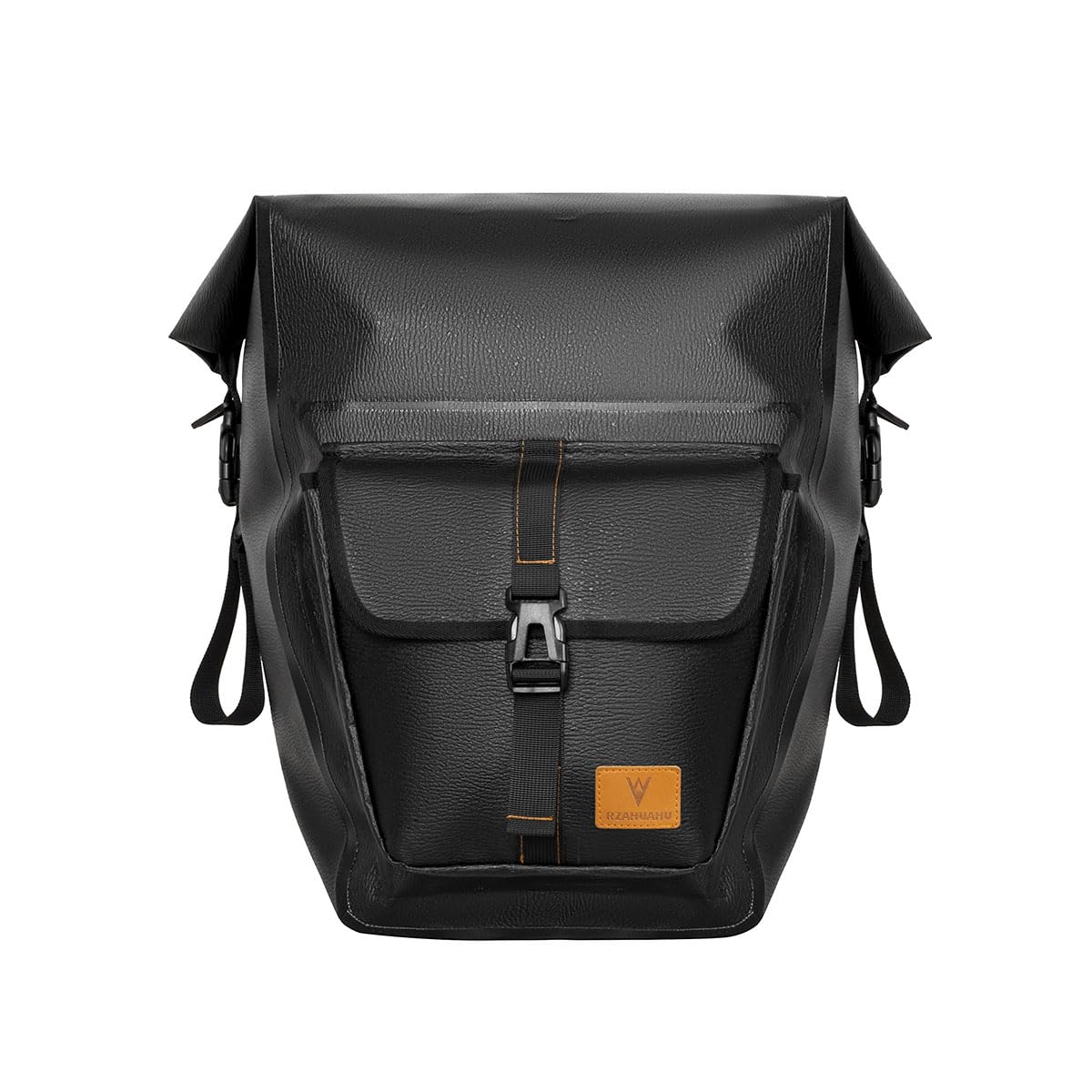 ENJOHOS Alforja para Portabultos Trasero de Bicicleta 20-35L Alforja Trasera Bolsa Portaequipajes Bici de Viaje con Cierre Enrollable Resistente al Agua Bandolera con 1 Correa para el Hombro, Negro