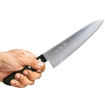 源正金牛刀 鍔付 日本鋼製 全長41cm 楽天市場】源正守ツバ付 白銀安来鋼 牛刀 刃渡り 240mm #0241029