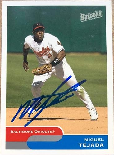 Miguel Tejada Autographed 2004 Bazooka #63