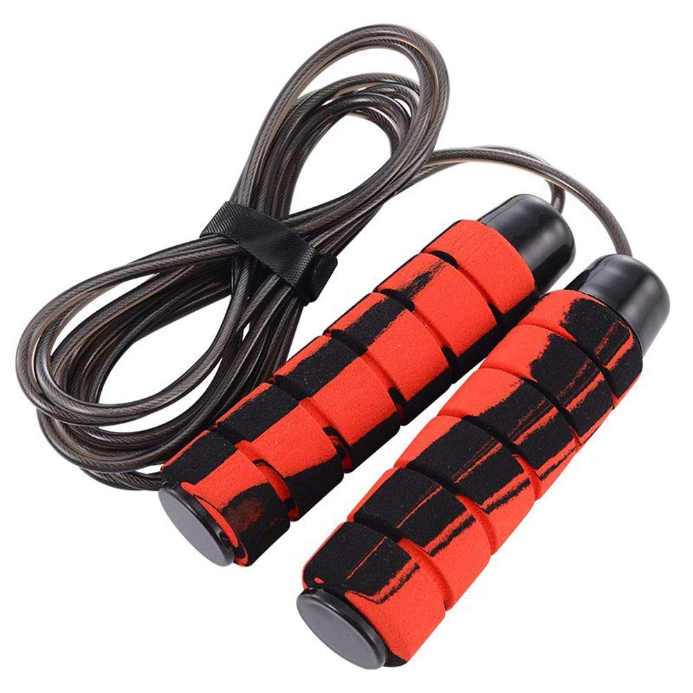 XIANGFATS Skakanka Rapid Speed ​​Jump Liny Excertise and Fitness Urządzenia do treningu Pomijanie stopy Unisex (Color : 1)