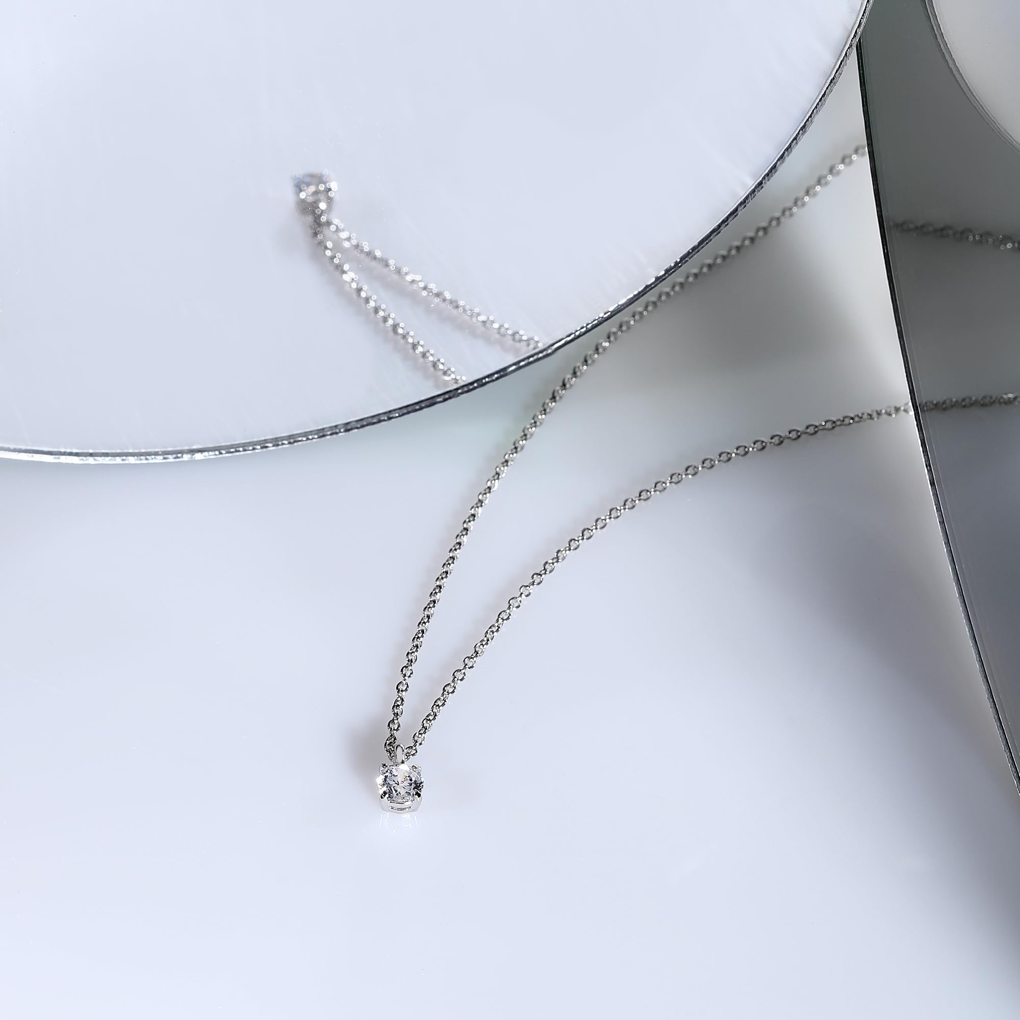 Morellato Collana Donna in Argento 925‰, Zirconi, Collezione Tesori, Punto luce - SAIW156