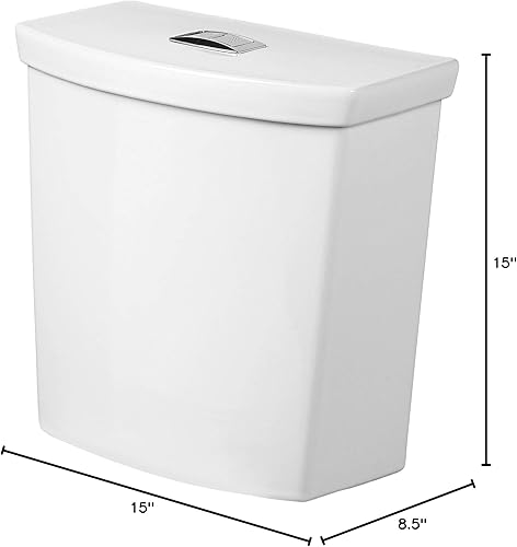 Miniatura 9 de American Standard 4133A518.020 H2OPtion Depósito de descarga doble completo con revestimiento Aquaguard, blanco