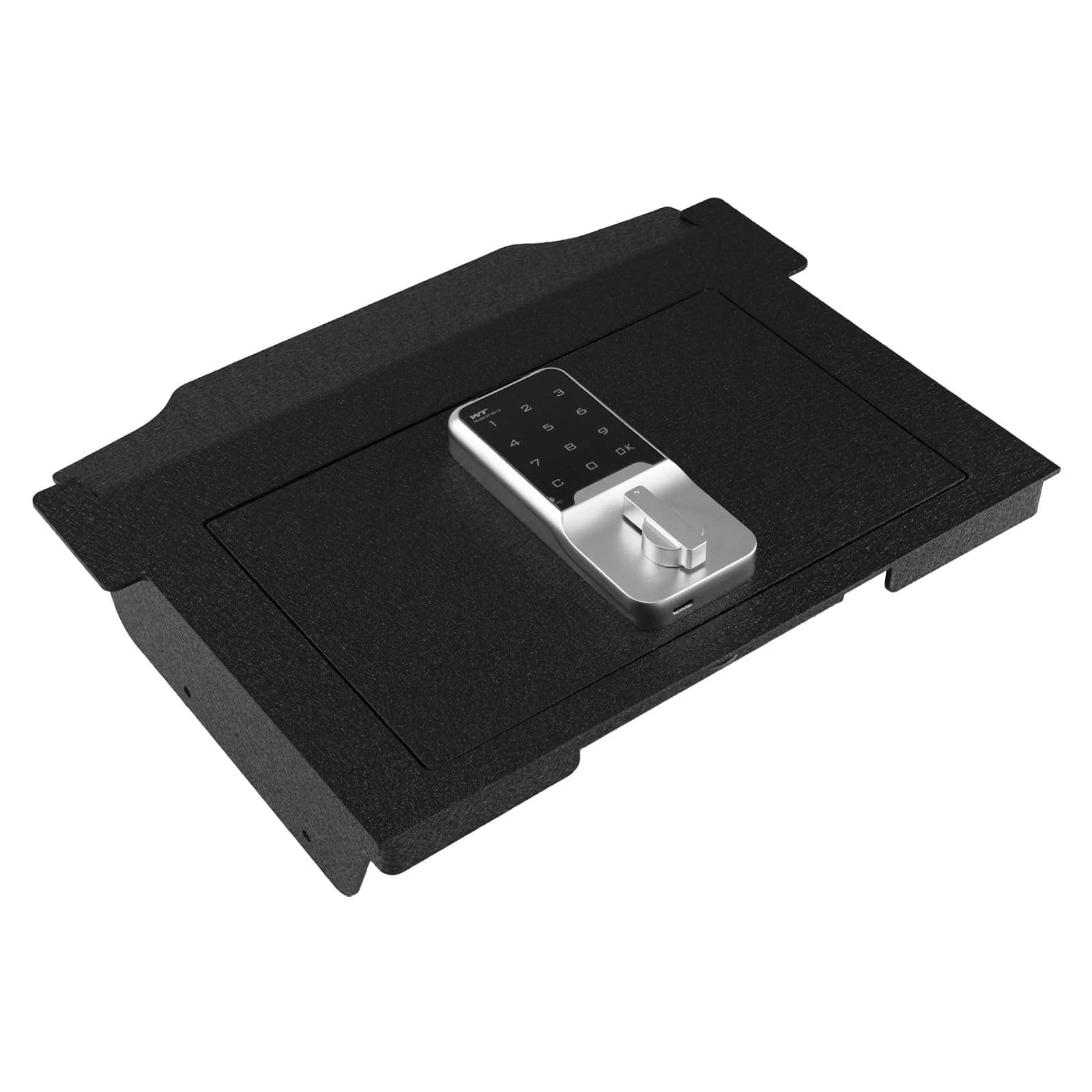 CZCHENSEN Center Console Gun Safe Vault - Console Armrest Lockbox Compatible with Dodge Ram TRX Accessories 2021-2024, Anti-Theft Security Console Box with Electronic Keypad Lock