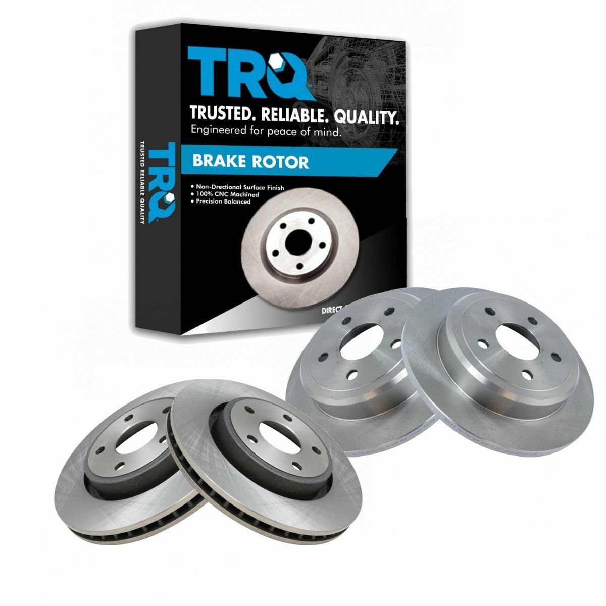 Amazon.com: Lsndqxf 4pcs Disc Brake Rotor Set Front Rear Left 